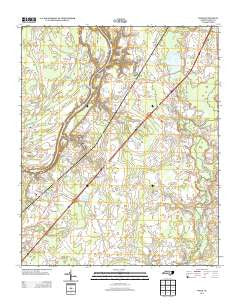 Wade North Carolina Historical topographic map, 1:24000 scale, 7.5 X 7.5 Minute, Year 2013