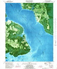 Wade Point North Carolina Historical topographic map, 1:24000 scale, 7.5 X 7.5 Minute, Year 1982