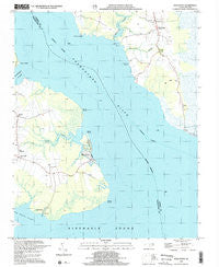 Wade Point North Carolina Historical topographic map, 1:24000 scale, 7.5 X 7.5 Minute, Year 1999