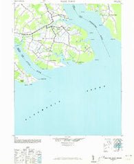 Wade Point North Carolina Historical topographic map, 1:62500 scale, 15 X 15 Minute, Year 1940