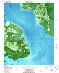 Wade Point North Carolina Historical topographic map, 1:24000 scale, 7.5 X 7.5 Minute, Year 1982