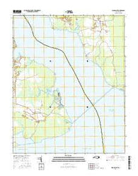 Wade Point North Carolina Current topographic map, 1:24000 scale, 7.5 X 7.5 Minute, Year 2016