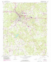 Wadesboro North Carolina Historical topographic map, 1:24000 scale, 7.5 X 7.5 Minute, Year 1956