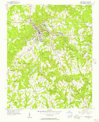 Wadesboro North Carolina Historical topographic map, 1:24000 scale, 7.5 X 7.5 Minute, Year 1956