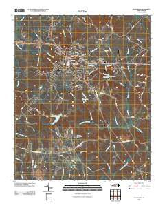 Wadesboro North Carolina Historical topographic map, 1:24000 scale, 7.5 X 7.5 Minute, Year 2010