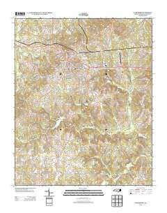 Wadesboro North Carolina Historical topographic map, 1:24000 scale, 7.5 X 7.5 Minute, Year 2013
