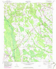 Wagram North Carolina Historical topographic map, 1:24000 scale, 7.5 X 7.5 Minute, Year 1949