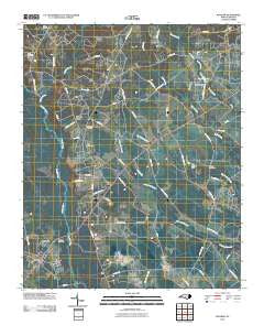Wagram North Carolina Historical topographic map, 1:24000 scale, 7.5 X 7.5 Minute, Year 2010