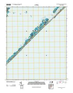 Wainwright Island North Carolina Historical topographic map, 1:24000 scale, 7.5 X 7.5 Minute, Year 2010