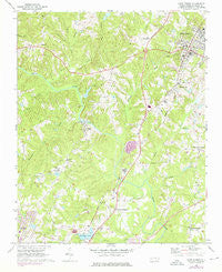 Wake Forest North Carolina Historical topographic map, 1:24000 scale, 7.5 X 7.5 Minute, Year 1967