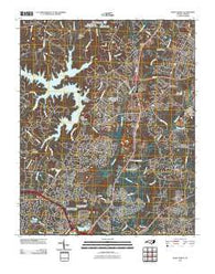 Wake Forest North Carolina Historical topographic map, 1:24000 scale, 7.5 X 7.5 Minute, Year 2010