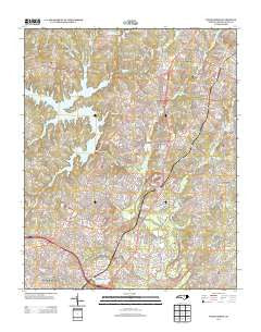 Wake Forest North Carolina Historical topographic map, 1:24000 scale, 7.5 X 7.5 Minute, Year 2013
