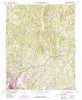 Walkertown North Carolina Historical topographic map, 1:24000 scale, 7.5 X 7.5 Minute, Year 1951