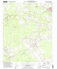 Wallace West North Carolina Historical topographic map, 1:24000 scale, 7.5 X 7.5 Minute, Year 1997
