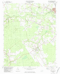 Wallace West North Carolina Historical topographic map, 1:24000 scale, 7.5 X 7.5 Minute, Year 1984
