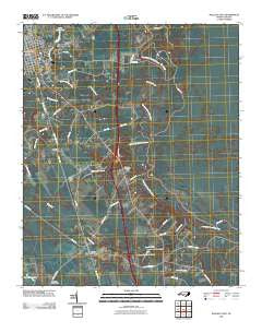 Wallace East North Carolina Historical topographic map, 1:24000 scale, 7.5 X 7.5 Minute, Year 2010