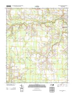 Wallace West North Carolina Historical topographic map, 1:24000 scale, 7.5 X 7.5 Minute, Year 2013