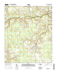 Wallace West North Carolina Current topographic map, 1:24000 scale, 7.5 X 7.5 Minute, Year 2016
