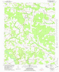 Walstonburg North Carolina Historical topographic map, 1:24000 scale, 7.5 X 7.5 Minute, Year 1981