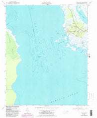 Wanchese North Carolina Historical topographic map, 1:24000 scale, 7.5 X 7.5 Minute, Year 1953