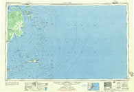 Wanchese North Carolina Historical topographic map, 1:250000 scale, 1 X 2 Degree, Year 1955