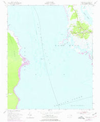 Wanchese North Carolina Historical topographic map, 1:24000 scale, 7.5 X 7.5 Minute, Year 1953