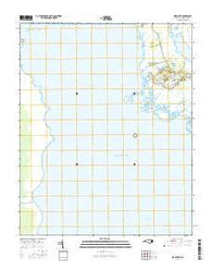 Wanchese North Carolina Current topographic map, 1:24000 scale, 7.5 X 7.5 Minute, Year 2016