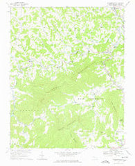 Warrensville North Carolina Historical topographic map, 1:24000 scale, 7.5 X 7.5 Minute, Year 1966