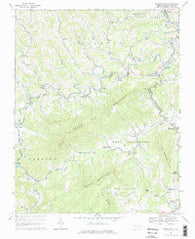 Warrensville North Carolina Historical topographic map, 1:24000 scale, 7.5 X 7.5 Minute, Year 1966