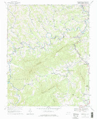 Warrensville North Carolina Historical topographic map, 1:24000 scale, 7.5 X 7.5 Minute, Year 1966