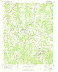 Warrenton North Carolina Historical topographic map, 1:24000 scale, 7.5 X 7.5 Minute, Year 1970