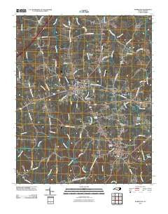 Warrenton North Carolina Historical topographic map, 1:24000 scale, 7.5 X 7.5 Minute, Year 2010