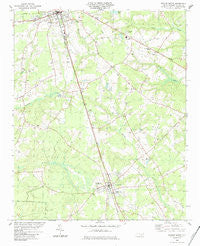 Warsaw South North Carolina Historical topographic map, 1:24000 scale, 7.5 X 7.5 Minute, Year 1984