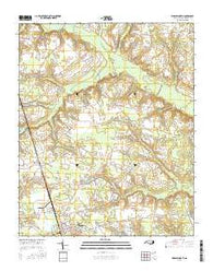 Warsaw North North Carolina Current topographic map, 1:24000 scale, 7.5 X 7.5 Minute, Year 2016