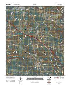 Warsaw South North Carolina Historical topographic map, 1:24000 scale, 7.5 X 7.5 Minute, Year 2010