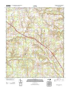 Warsaw South North Carolina Historical topographic map, 1:24000 scale, 7.5 X 7.5 Minute, Year 2013