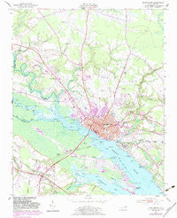 Washington North Carolina Historical topographic map, 1:24000 scale, 7.5 X 7.5 Minute, Year 1951