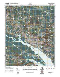 Washington North Carolina Historical topographic map, 1:24000 scale, 7.5 X 7.5 Minute, Year 2010