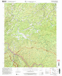 Waterville North Carolina Historical topographic map, 1:24000 scale, 7.5 X 7.5 Minute, Year 2003