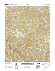 Waterville North Carolina Historical topographic map, 1:24000 scale, 7.5 X 7.5 Minute, Year 2013