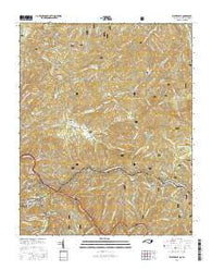 Waterville North Carolina Current topographic map, 1:24000 scale, 7.5 X 7.5 Minute, Year 2016