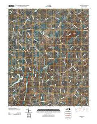 Watson North Carolina Historical topographic map, 1:24000 scale, 7.5 X 7.5 Minute, Year 2010