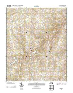 Watson North Carolina Historical topographic map, 1:24000 scale, 7.5 X 7.5 Minute, Year 2013