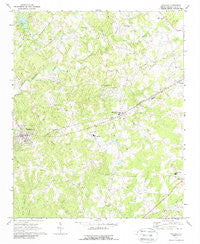 Waxhaw North Carolina Historical topographic map, 1:24000 scale, 7.5 X 7.5 Minute, Year 1970