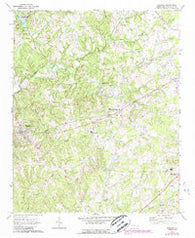 Waxhaw North Carolina Historical topographic map, 1:24000 scale, 7.5 X 7.5 Minute, Year 1970