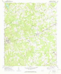 Waxhaw North Carolina Historical topographic map, 1:24000 scale, 7.5 X 7.5 Minute, Year 1970