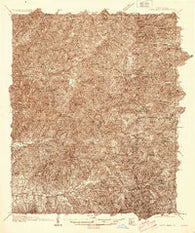 Wayah Bald North Carolina Historical topographic map, 1:48000 scale, 15 X 15 Minute, Year 1935