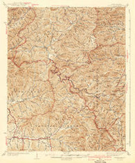 Wayah Bald North Carolina Historical topographic map, 1:62500 scale, 15 X 15 Minute, Year 1942
