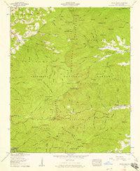 Wayah Bald North Carolina Historical topographic map, 1:24000 scale, 7.5 X 7.5 Minute, Year 1957