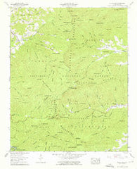 Wayah Bald North Carolina Historical topographic map, 1:24000 scale, 7.5 X 7.5 Minute, Year 1957